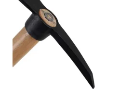 Galaflor Gartenhandgeräte|Kleinpickel aus Stahl mit Holzstiel