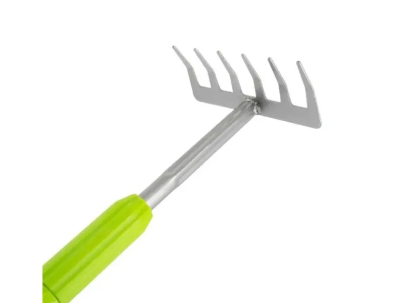 Kleinrechen Stahl mit Teleskopstiel*Galaflor Discount