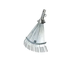 Laubbesen aus Metall 22 Zinken Verstellbar 28,5 bis 47 cm*Galaflor Clearance