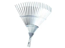 Galaflor Besen|Laubbesen aus Metall 21 Zinken Feststehend 40 cm