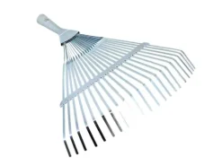 Galaflor Besen|Laubbesen aus Metall 21 Zinken Feststehend 40 cm