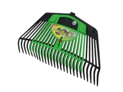 Galaflor Besen|Rechen|Laubrechen mit 26 Zinken und Laubhand