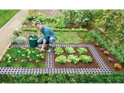 Garantia Weitere Gartenhelfer|Beetplatte Maxi 70 cm x 24 cm x 2,5 cm  4-er Set