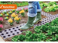 Garantia Weitere Gartenhelfer|Beetplatte Maxi 70 cm x 24 cm x 2,5 cm  4-er Set