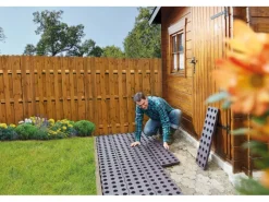 Garantia Weitere Gartenhelfer|Beetplatte Maxi 70 cm x 24 cm x 2,5 cm  4-er Set