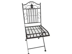 Garden Pleasure Balkonmöbel|Balkon-Set Mangan Ø 70 cm x 73 cm Schwarz-Braun