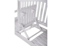 Bank Singapur 62 cm x 104 cm x 150 cm Weiß FSC®*Garden Pleasure Best