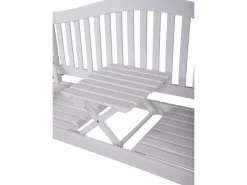 Bank Singapur 62 cm x 104 cm x 150 cm Weiß FSC®*Garden Pleasure Best