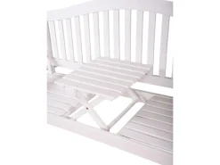 Bank Singapur 62 cm x 104 cm x 150 cm Weiß FSC®*Garden Pleasure Best