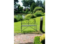 Gartenbank Vesuv 111 cm x 93 cm x 54 cm Mattschwarz*Garden Pleasure Clearance
