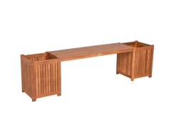 Gartenbank Vanda 40 cm x 150 cm x 30 cm Braun FSC®*Garden Pleasure Outlet