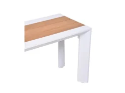 Garden Pleasure Gartenbänke|Gartenbank Venice 44 cm x 180 cm x 36 cm Braun-Weiß