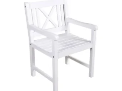 Garden Pleasure Gartenmöbel-Sets|Gartenmöbel-Set Malmö 5-teilig Weiß FSC®