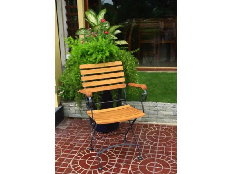 Gartenmöbel-Set Wien 5-teilig 89 cm x 180 cm x 180 cm Teak FSC®*Garden Pleasure