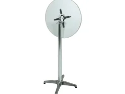 Gartentisch Rund Silber Ø 60 cm*Garden Pleasure Clearance