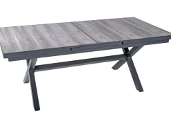Gartentisch ausziehbar Dunkelgrau 100 cm x 260 cm*Garden Pleasure Hot