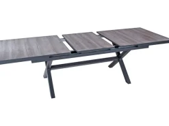 Gartentisch ausziehbar Dunkelgrau 100 cm x 260 cm*Garden Pleasure Hot