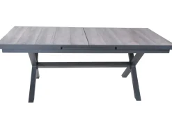 Gartentisch ausziehbar Dunkelgrau 100 cm x 260 cm*Garden Pleasure Hot