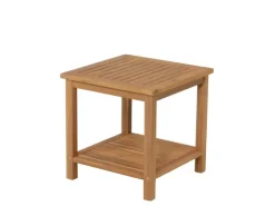 Garden Pleasure Gartentische|Gartentisch Iowa Quadratisch Braun 45 cm x 45 cm