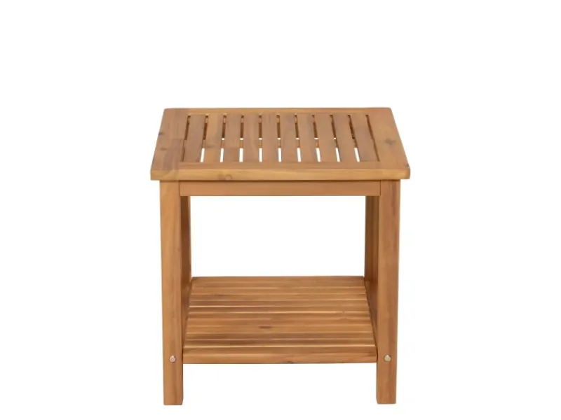 Garden Pleasure Gartentische|Gartentisch Iowa Quadratisch Braun 45 cm x 45 cm