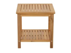 Garden Pleasure Gartentische|Gartentisch Iowa Quadratisch Braun 45 cm x 45 cm