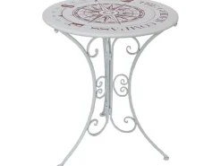 Gartentisch BAYO Rund Weiß Ø 60 cm*Garden Pleasure Best