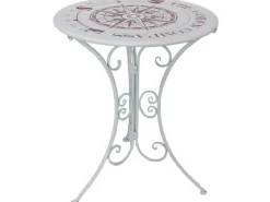 Gartentisch BAYO Rund Weiß Ø 60 cm*Garden Pleasure Best