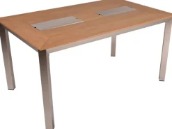 Garden Pleasure Gartentische|Gartentisch FLORENCE Rechteckig Grau 90 cm x 150 cm