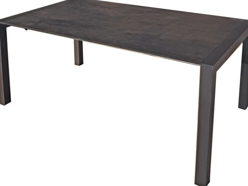 Garden Pleasure Gartentische|Gartentisch SOPHIA Rechteckig ausziehbar Grau 92 cm x 267 cm