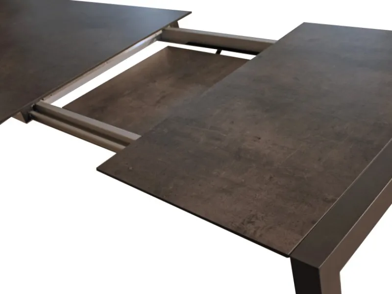 Garden Pleasure Gartentische|Gartentisch SOPHIA Rechteckig ausziehbar Grau 92 cm x 267 cm