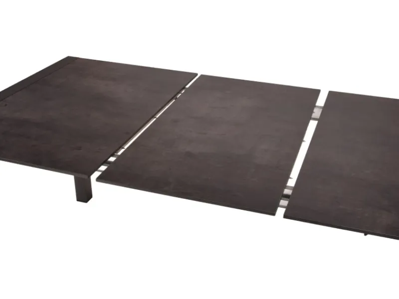 Garden Pleasure Gartentische|Gartentisch SOPHIA Rechteckig ausziehbar Grau 92 cm x 267 cm