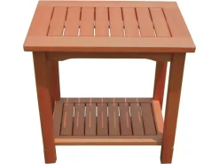 Gartentisch Santacruz Rechteckig Natur 35 cm x 50 cm*Garden Pleasure Hot