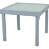Gartentisch Lola Quadratisch ausziehbar Grau 90 cm x 180 cm*Garden Pleasure New