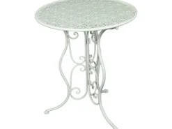 Garden Pleasure Gartentische|Gartentisch Lascar Rund Weiß Ø 60 cm