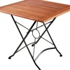 Garden Pleasure Gartentische|Klapptisch WIEN Quadratisch Stahl 80 cm x 80 cm