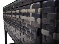 Lounge-Eckgruppe Ramira 4-teilig Schwarz-Grau*Garden Pleasure Discount