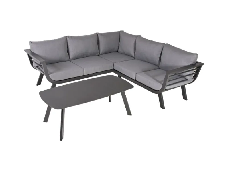 Lounge-Gruppe Aurelia Grau*Garden Pleasure Discount