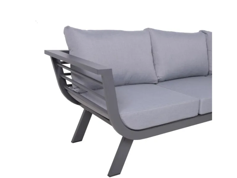 Lounge-Gruppe Aurelia Grau*Garden Pleasure Discount