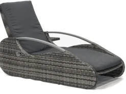 Lounger Alassio 62,5 cm x 66,5 cm x 194,5 cm Schilfgrau*Garden Pleasure Online