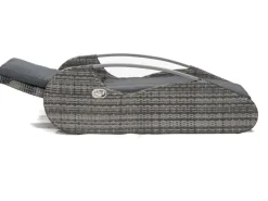 Lounger Alassio 62,5 cm x 66,5 cm x 194,5 cm Schilfgrau*Garden Pleasure Online