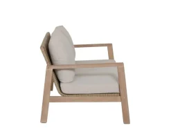 Lounge-Set San Mateo 4-teilig mit Kissen Braun FSC®*Garden Pleasure