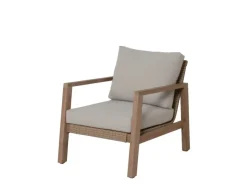 Lounge-Set San Mateo 4-teilig mit Kissen Braun FSC®*Garden Pleasure