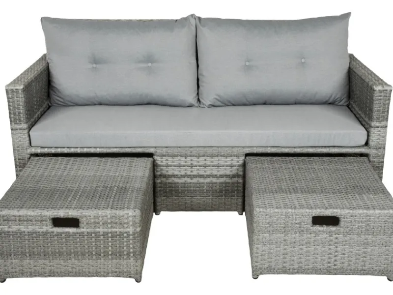 Garden Pleasure Lounge-Gartenmöbel|Lounge-Sofa Malta 180 cm x 86 cm x 76 cm