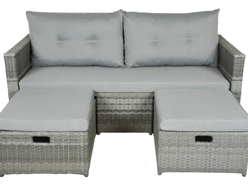 Garden Pleasure Lounge-Gartenmöbel|Lounge-Sofa Malta 180 cm x 86 cm x 76 cm