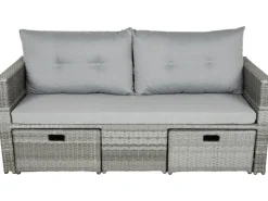 Garden Pleasure Lounge-Gartenmöbel|Lounge-Sofa Malta 180 cm x 86 cm x 76 cm