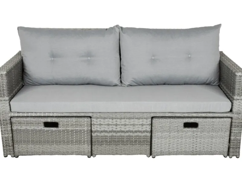 Garden Pleasure Lounge-Gartenmöbel|Lounge-Sofa Malta 180 cm x 86 cm x 76 cm