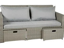 Garden Pleasure Lounge-Gartenmöbel|Lounge-Sofa Malta 180 cm x 86 cm x 76 cm