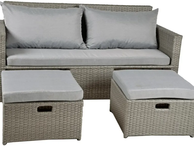 Garden Pleasure Lounge-Gartenmöbel|Lounge-Sofa Malta 180 cm x 86 cm x 76 cm