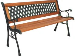 Parkbank Windsor 125 cm x 75 cm x 52 cm Antik-Grün*Garden Pleasure Best
