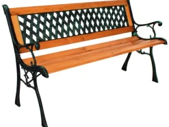 Parkbank Windsor 125 cm x 75 cm x 52 cm Antik-Grün*Garden Pleasure Best